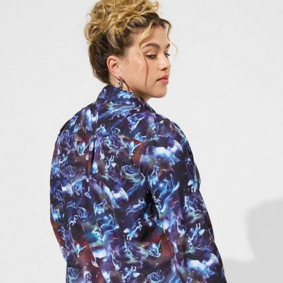 Torrid WB Harry Potter Madison Button Front Blouse size 1X (14-16) - Picture 4 of 8